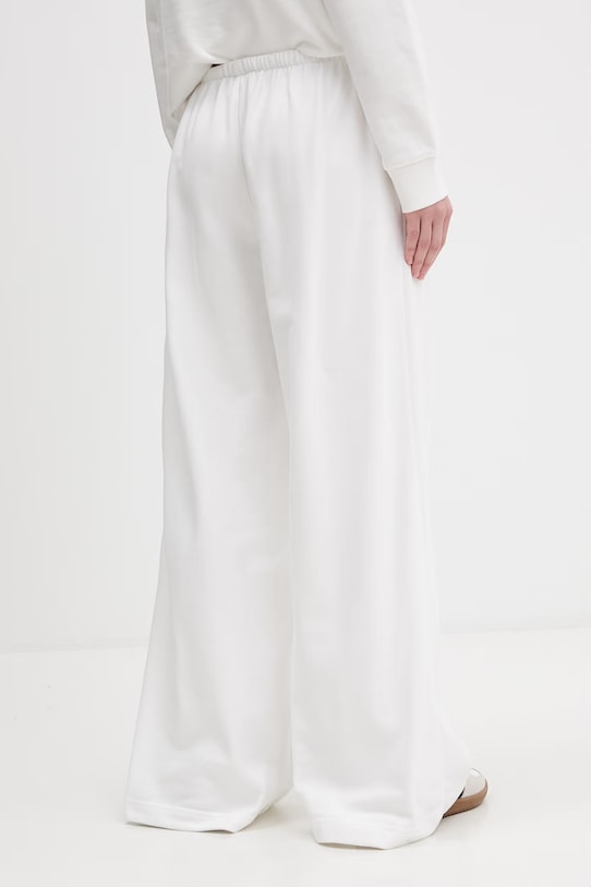 Ρούχα Tommy Jeans Παντελόνι επίσημο γυναικείο βαμβακερό DW0DW22735 μπεζ