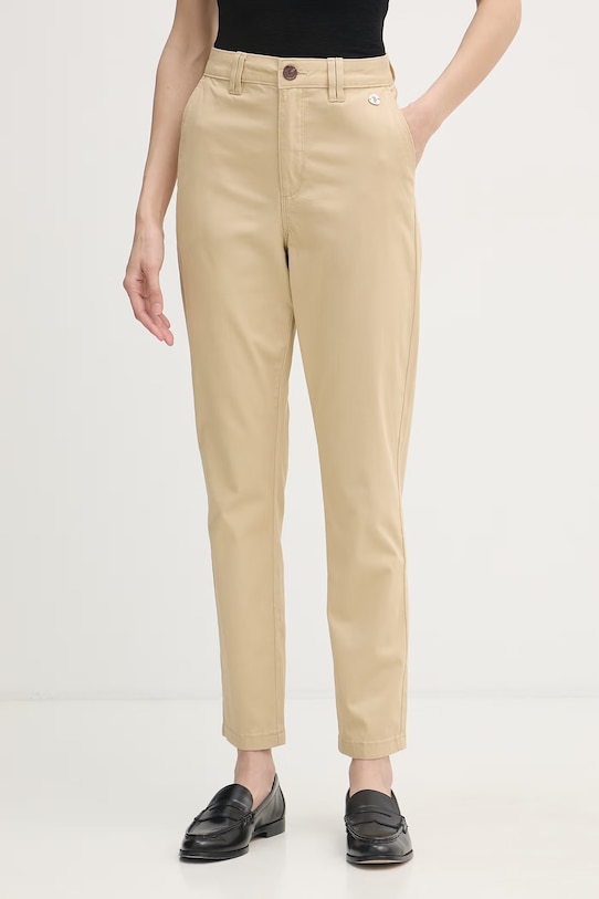 U.S. Polo Assn. spodnie CHINO z elastanem beżowy WUP1018