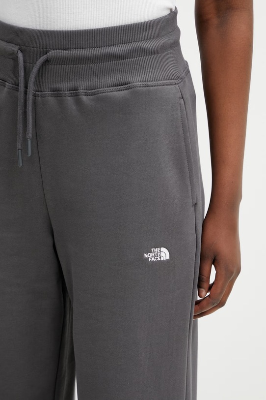 The North Face Essential Terry Simple Dome спортен панталон от памук дамски сив NF0A8GQZRHI1