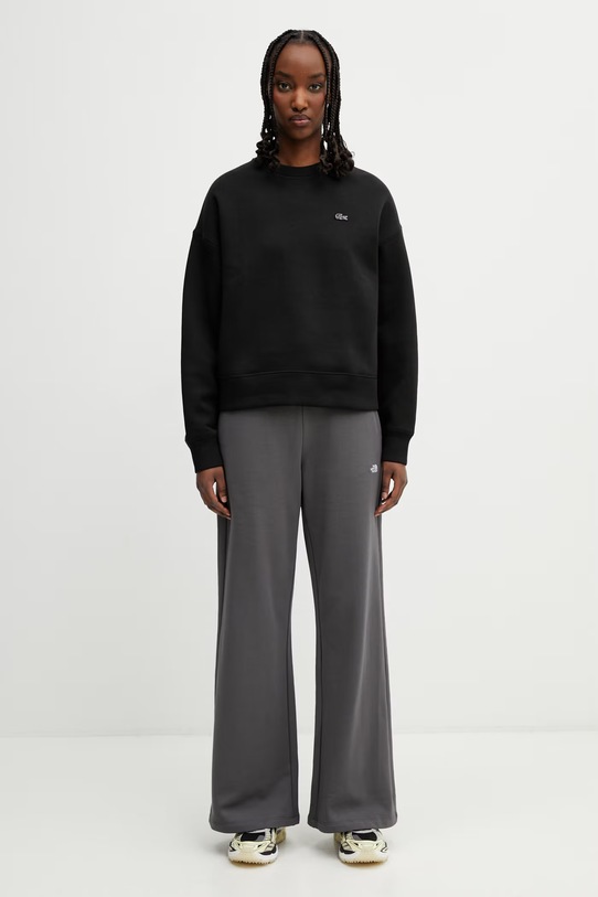 The North Face Essential Terry Simple Dome спортен панталон от памук дамски NF0A8GQZRHI1 сив