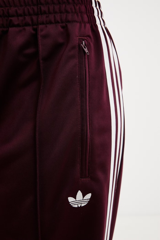 adidas Originals teplákové nohavice dámske Firebird burgundské KZ2509