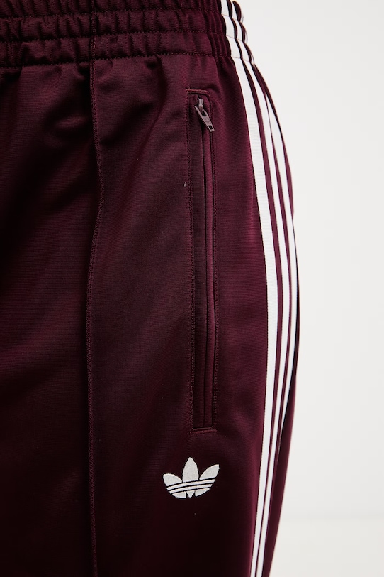 adidas Originals teplákové nohavice dámske Firebird burgundské KZ2509