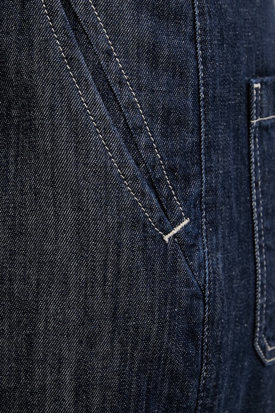 Marc Aurel spodnie damskie bawełniane granatowy 1284A11190