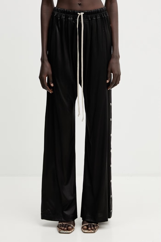 Rick Owens DRKSHDW Wide Pusher spodnie damskie czarny DS01F4336.JL