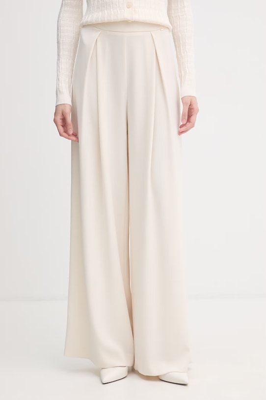 Gaudi spodnie damskie beżowy 611FD25029