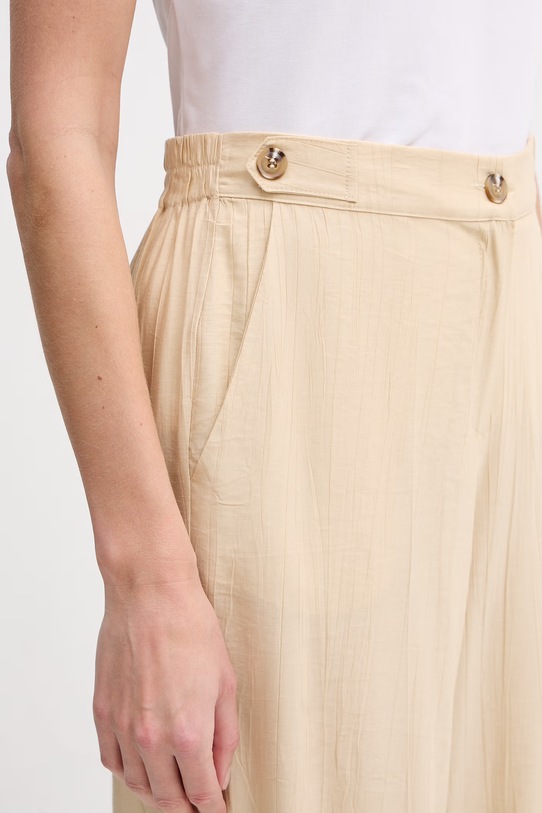 Gaudi spodnie damskie beżowy 611FD25037