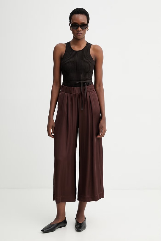 Παντελόνι Sessun 25107008 καφέ SS26