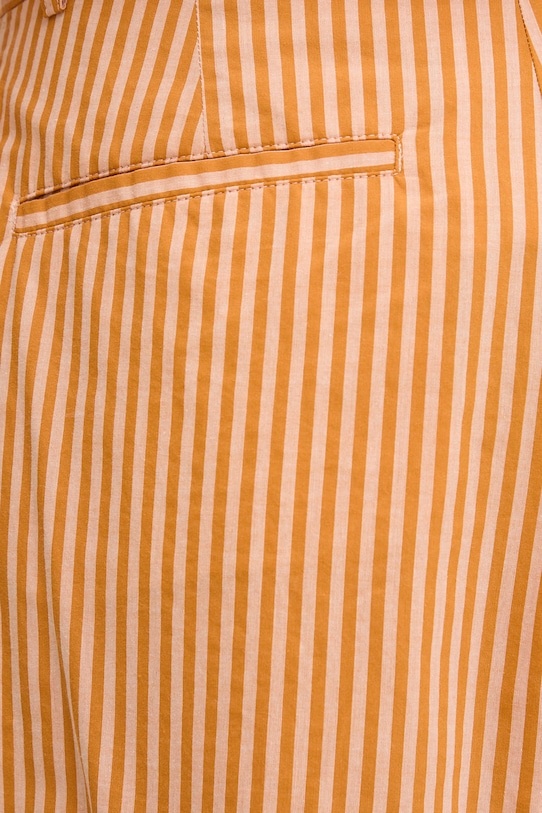 Sessun spodnie wide leg damskie bawełniane pomarańczowy 26207029