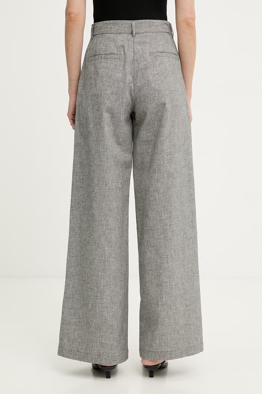 Odzież Sessun spodnie garniturowe damskie lniane 26207030 czarny