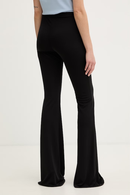 Odzież Just Cavalli spodnie dzwony damskie 80PAC101.J0253 czarny