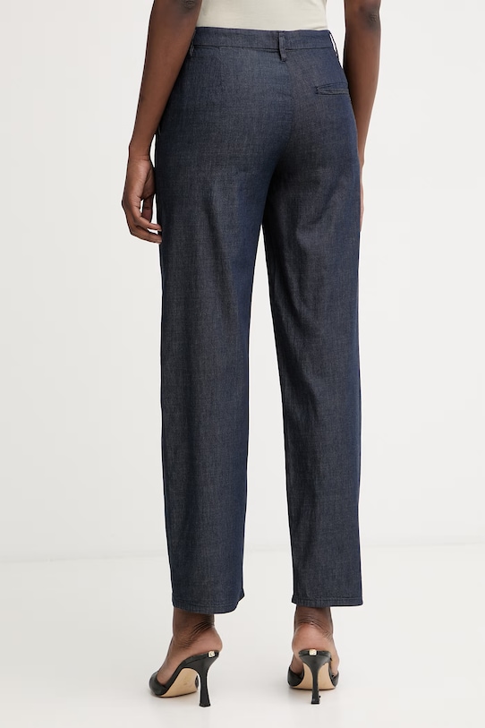 Odzież Armani Exchange spodnie damskie bawełniane XW002257.AF21337 granatowy