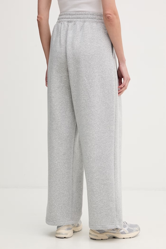 Odzież Under Armour spodnie dresowe damskie z bawełną Rival Fleece 6012293 szary