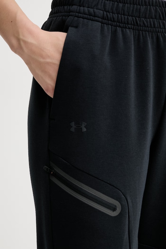 Under Armour spodnie dresowe damskie Unstoppable Flc czarny 1379846