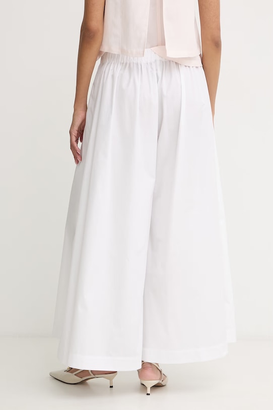 Oblečenie BOSS nohavice dámske bavlnené Talini 50558447 biela