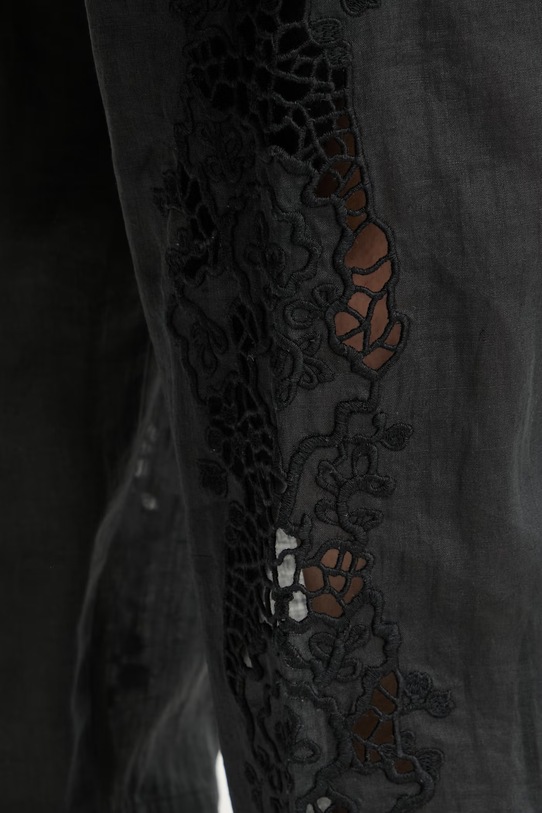 BOSS Orange nohavice dámske C Trika 50556735 čierna