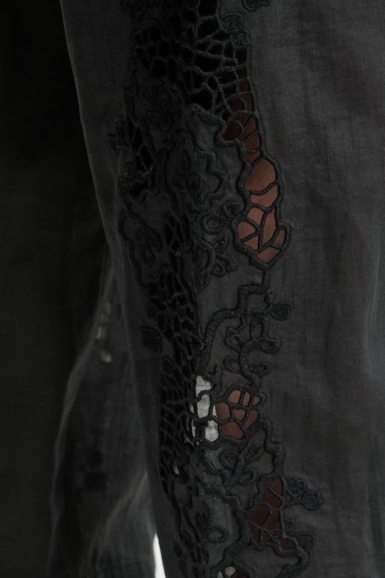 BOSS Orange nohavice dámske C Trika 50556735 čierna