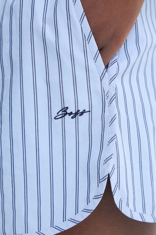 BOSS Orange szorty damskie bawełniane C Tiplyna niebieski 50559232