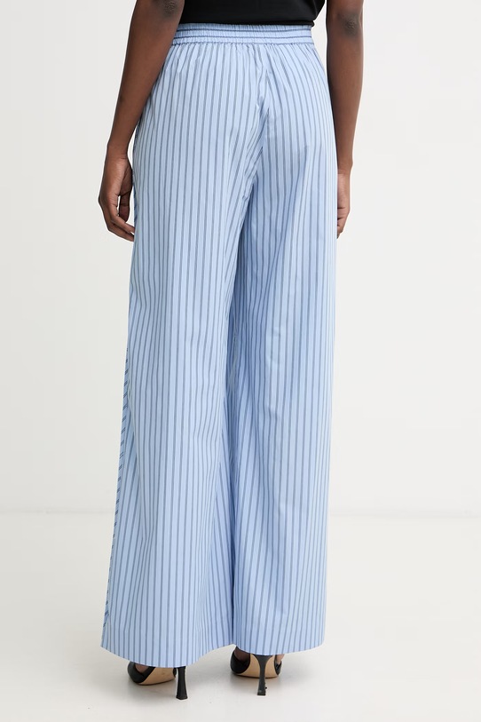 Odzież BOSS Orange spodnie damskie bawełniane C Tiplyn 50559237 niebieski