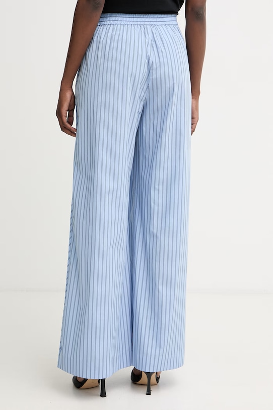 Odzież BOSS Orange spodnie damskie bawełniane C Tiplyn 50559237 niebieski