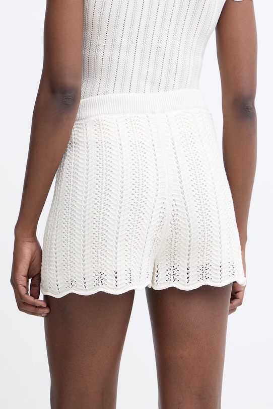 Abbigliamento BOSS Orange pantaloncini da donna con cotone C Forde 50559814 beige