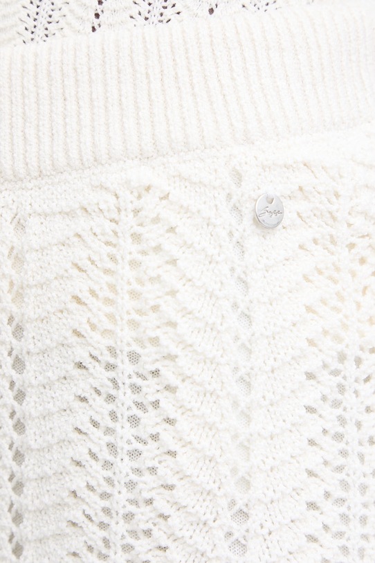 BOSS Orange pantaloncini da donna con cotone C Forde beige 50559814