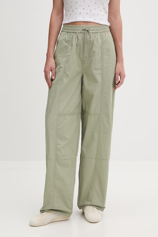 HUGO Blue balónové nohavice dámske bavlnené zelená 50557311