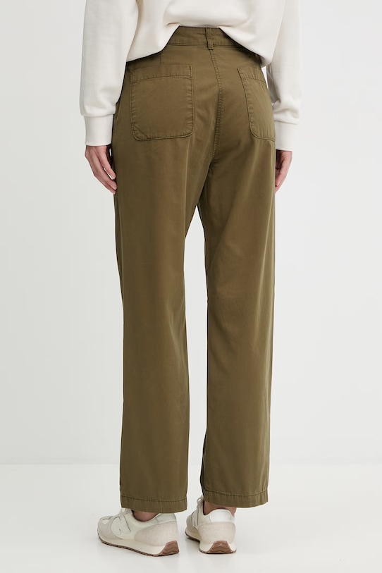 Odzież Napapijri spodnie bawełniane HALIDE CHINO NP0A4HR6G3A1 zielony