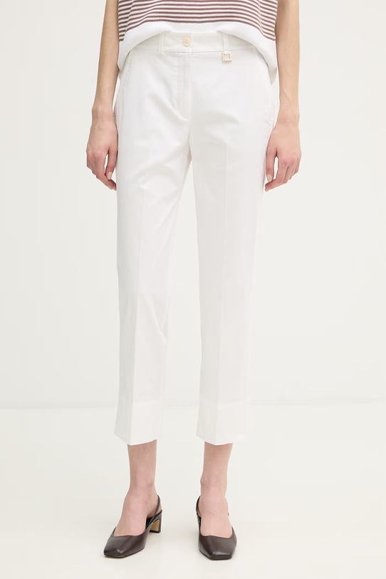 Joop! spodnie z elastanem biały 30101809