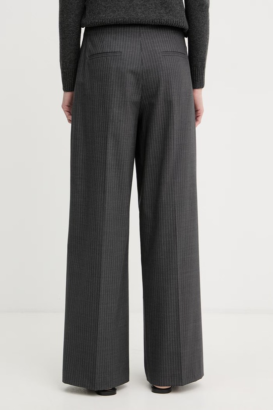 Odzież rag & bone spodnie garniturowe damskie wełniane Irina RA1R25H7MTA szary