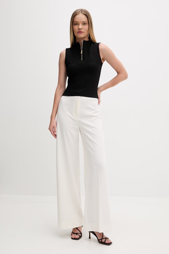 HUGO spodnie damskie Huzili 50558131 beżowy SS26