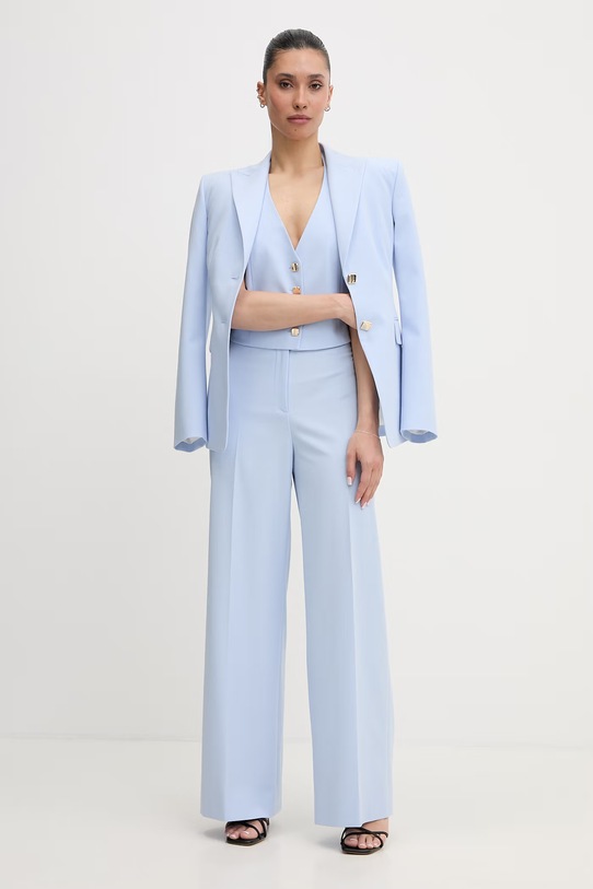 HUGO spodnie damskie Huzili 50558131 niebieski SS26