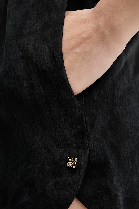 HUGO kratke hlače ženske Hermione-1 črna 50559554