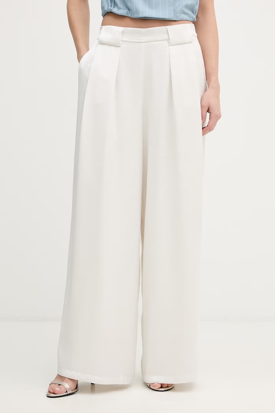 Dkny spodnie tkanina beżowy P6AK7E57