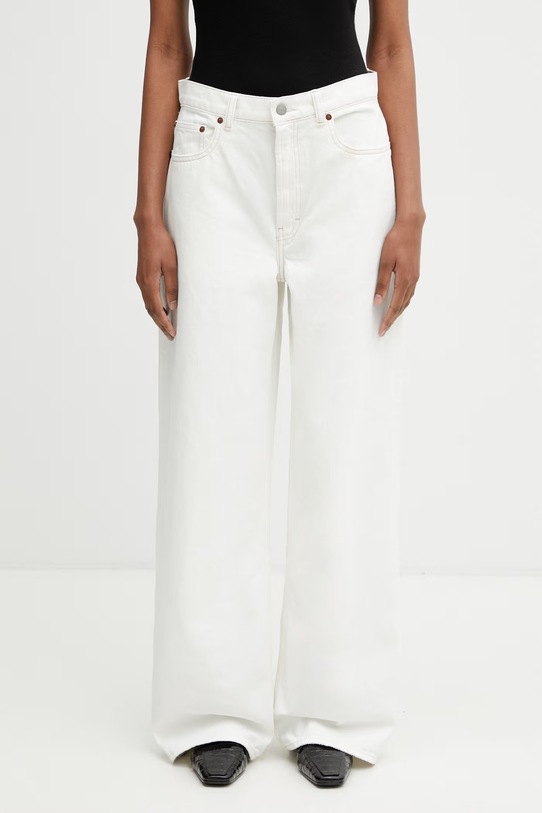 Polo Ralph Lauren RIGID DENIM-WVN-PANTS παντελόνι ίσιο βαμβακερό γυναικείο μπεζ 211A12710001