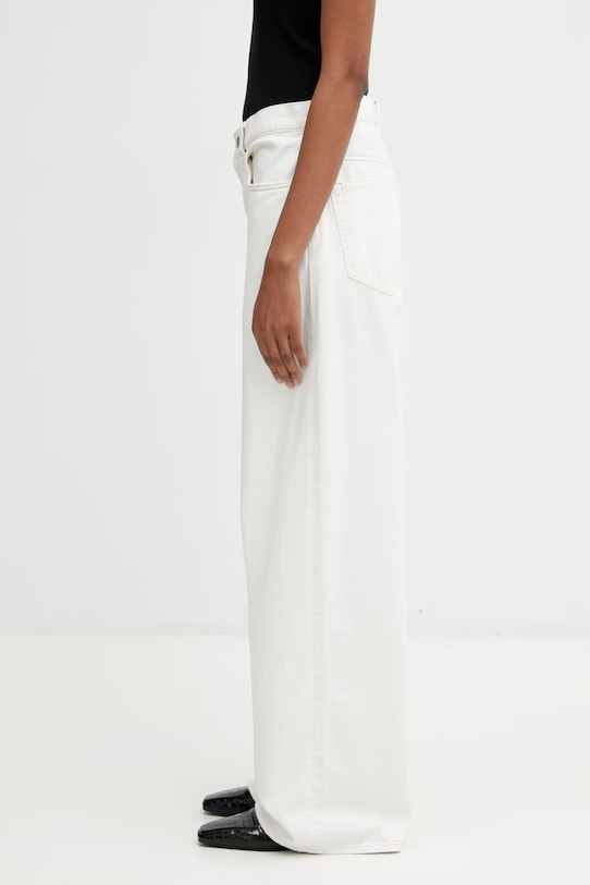 Polo Ralph Lauren RIGID DENIM-WVN-PANTS παντελόνι ίσιο βαμβακερό γυναικείο 211A12710001 μπεζ SS26