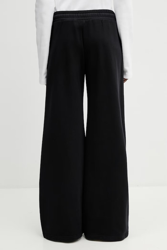 Odzież Off-White Bookish Reg spodnie dresowe bawełniane damskie 2CH022S26FLE001 czarny