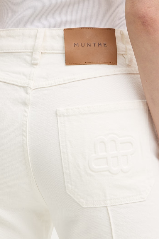 MUNTHE jeansy flare damskie BELLANOR beżowy 261143326103