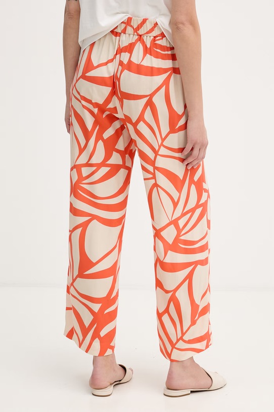Odzież Lola Casademunt spodnie damskie z wiskozy LS2614040 pomarańczowy