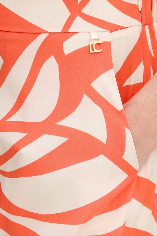 Lola Casademunt spodnie damskie z wiskozy pomarańczowy LS2614040