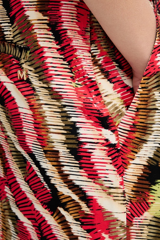 Lola Casademunt spodnie damskie z wiskozy czerwony MS2614027