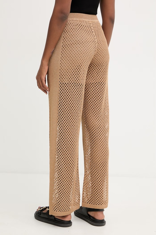 Odzież Karl Lagerfeld spodnie damskie B2W10012 brązowy