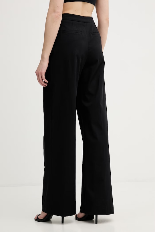 Oblečení Karl Lagerfeld kalhoty ženské bavlněné B2W10134 černá