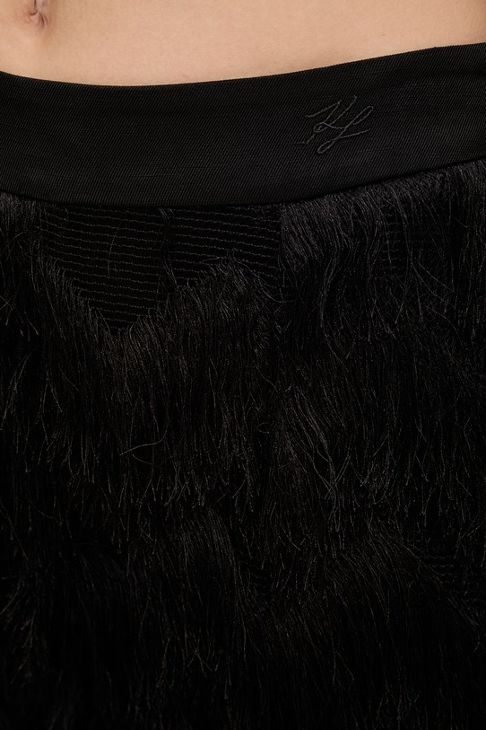 Karl Lagerfeld spodnie damskie czarny B2W10130