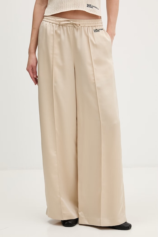 Karl Lagerfeld Jeans Παντελόνι γυναικείο μπεζ B2W10058