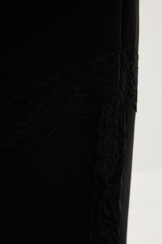 Karl Lagerfeld Jeans spodnie dresowe damskie z bawełną B2W10065 czarny