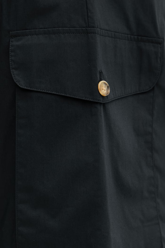 Blauer spodnie cargo damskie bawełniane CARYLL czarny BLDP04500