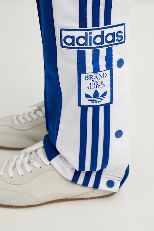 adidas Originals teplákové nohavice dámske Adibreak modrá KD6328