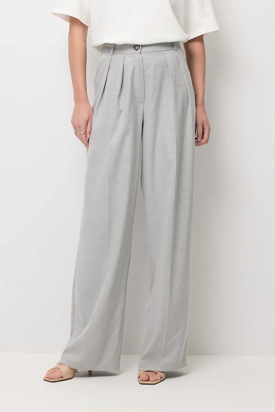 Bizuu spodnie BANOS z elastanem szary BANOS.SZARY
