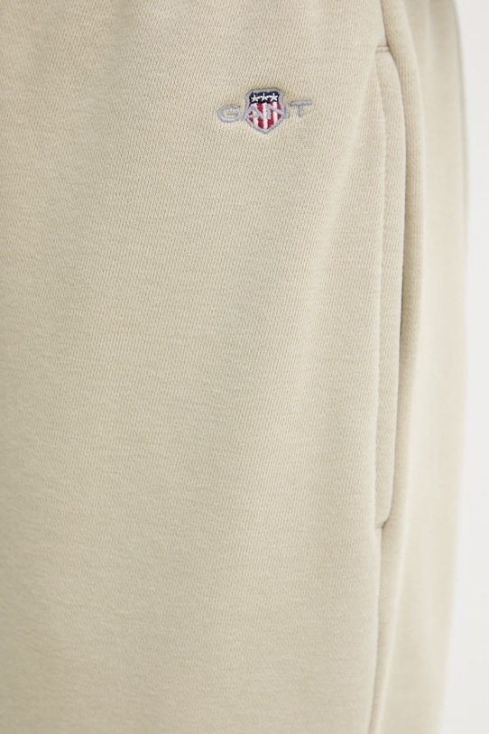 Gant spodnie dresowe damskie bawełniane zielony 4200500