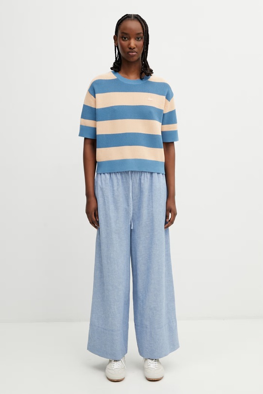 Barbour LTR0418BL39 штани жіночі з льоном LTR0418BL39 блакитний